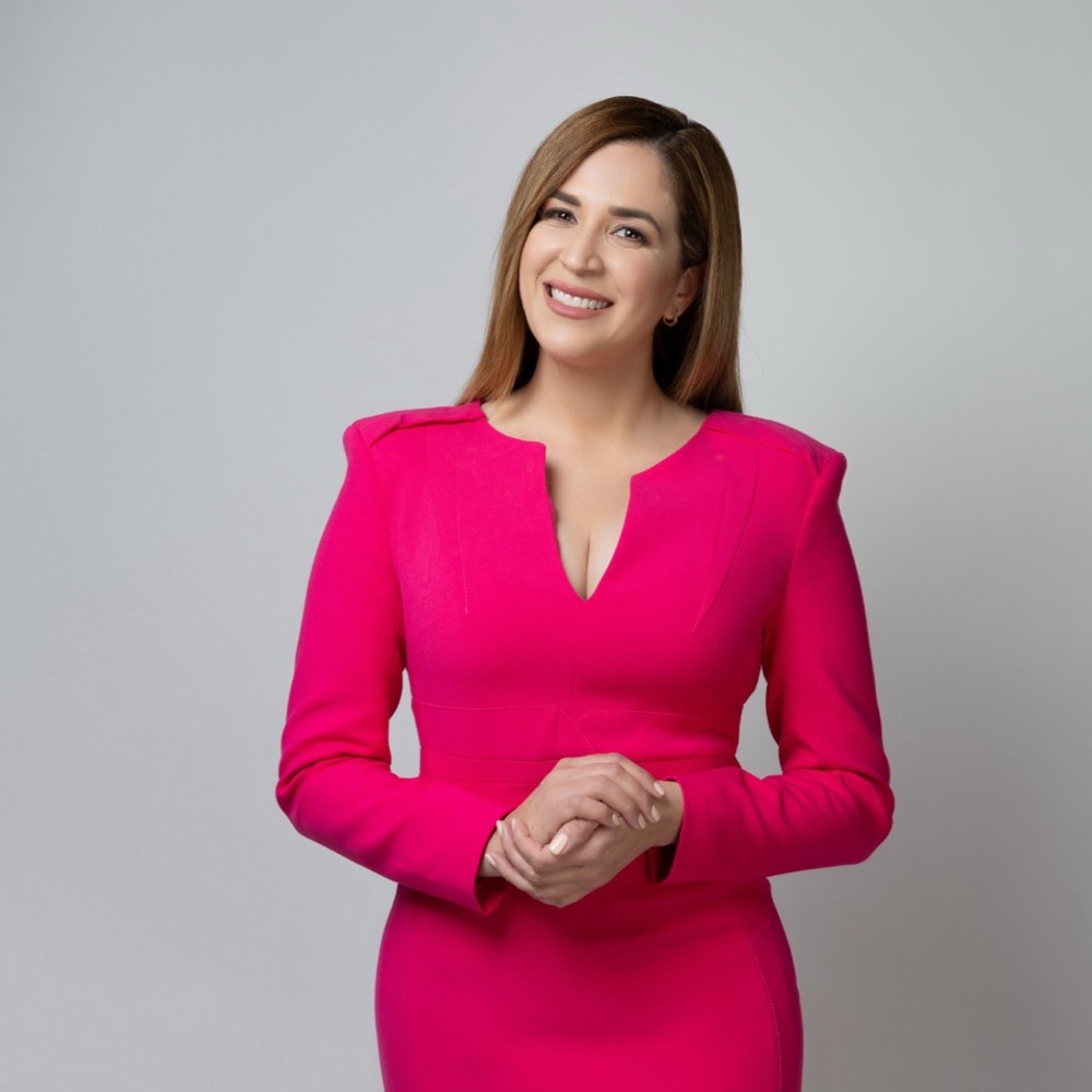 Karen Millen Vibrant Pink Long Sleeve Dress